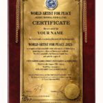 ARTISTE DU MONDE – ARTIST FOR PEACE